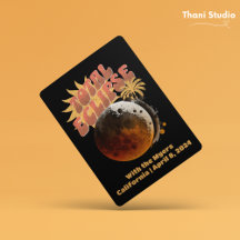 Customisable Date Total Eclipse Modern Vintage 90s