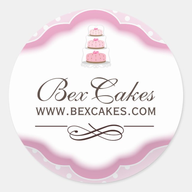 Customisable Decorative Bakery Stickers (Front)