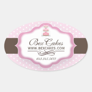 Customisable Decorative Bakery Stickers
