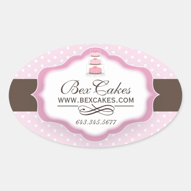 Customisable Decorative Bakery Stickers (Front)