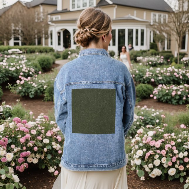 Customisable Denim Jacket with Noise Patch (Wedding Back)