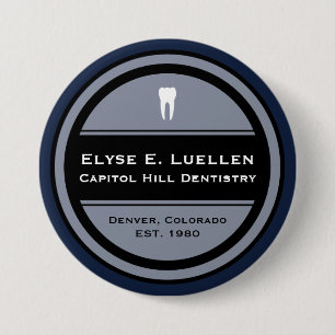 Customisable Dentistry Circle 7.5 Cm Round Badge