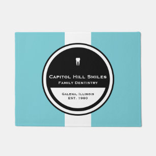 Customisable Dentistry Circle Doormat