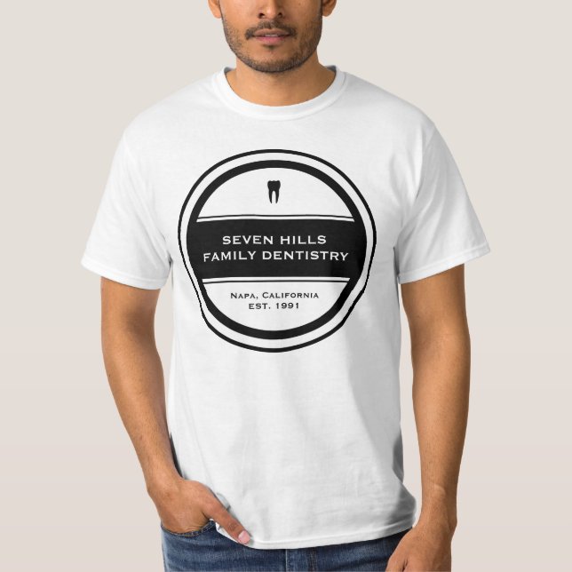 Customisable Dentistry Circle T-Shirt (Front)
