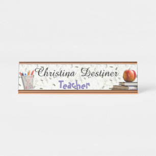 Customisable Desk Name Plate