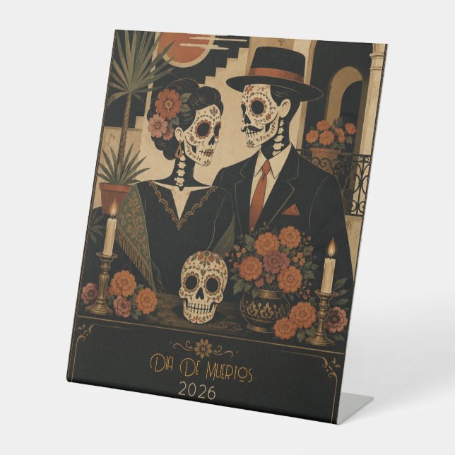 Customisable Dia De Los Muertos Sign (Front)