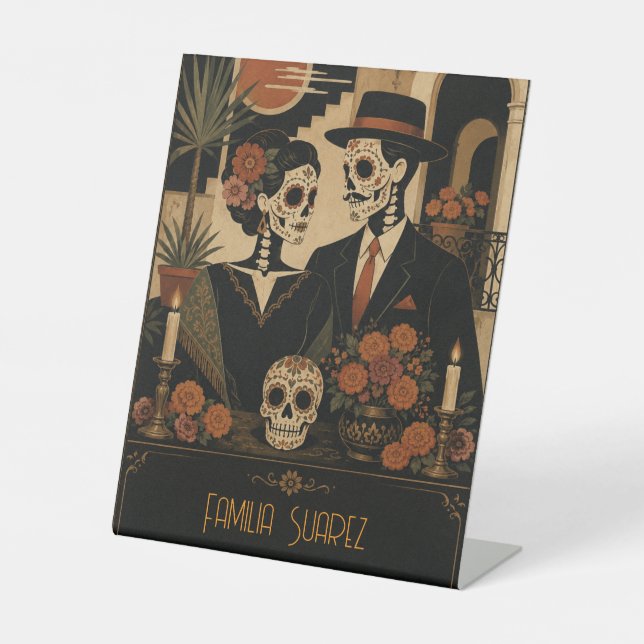 Customisable Dia De Los Muertos Sign (Front)
