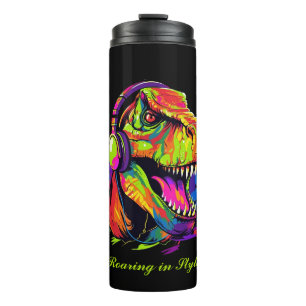 Customisable Dino Vibes Thermal Tumbler