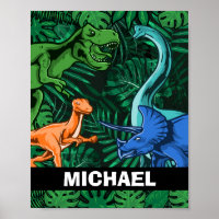 Customisable Dinosaur Kids Dino Jurassic Trex Boy