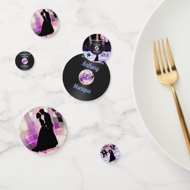 Customisable Disco Wedding Confetti (Group)