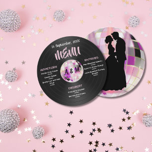 Customisable Disco Wedding Menu