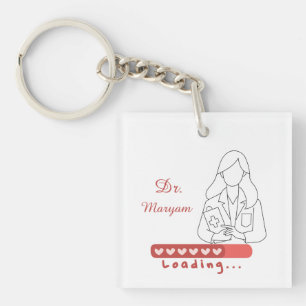 Customisable Doctor Keychain - Add Your Name -