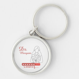 Customisable Doctor Keychain - Add Your Name -