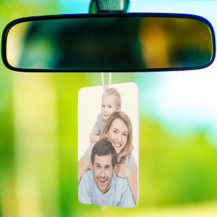 Customisable Double Sided Photo Personalised Car Air Freshener