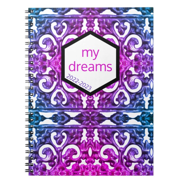 Customisable Dream Diary Notebook (Front)