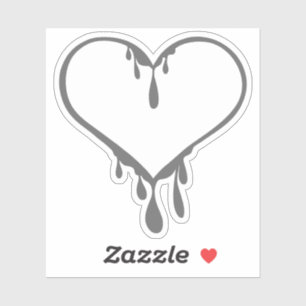 Customisable Dripping Heart