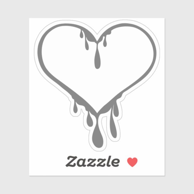 Customisable Dripping Heart (Sheet)
