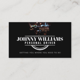 Customisable Driver Business Cards