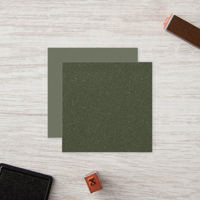 Customisable Dual-Tone Green Flat Loyalty Card (Front/Back In Situ)
