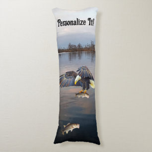 Customisable Eagle Bass Fishing Body Cushion