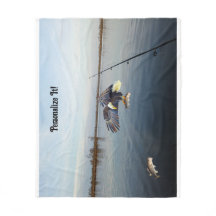 Customisable Eagle Stealing Bass Fishing