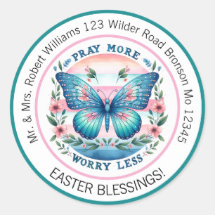 Customisable Easter Blessings Sticker