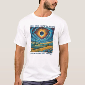 Customisable Eclipse Landscape T-Shirt