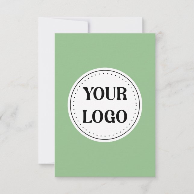 Customisable, elegant, bold & refined card (Front)