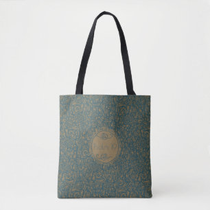 Customisable   Elegant Floral   Bible Carrying Tote Bag