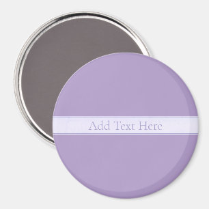 Customisable Elegant Light Lavender Purple Magnet