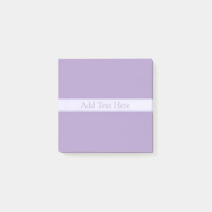 Customisable Elegant Light Lavender Purple Post-it Notes