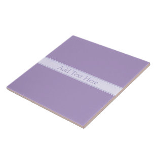 Customisable Elegant Light Lavender Purple Tile