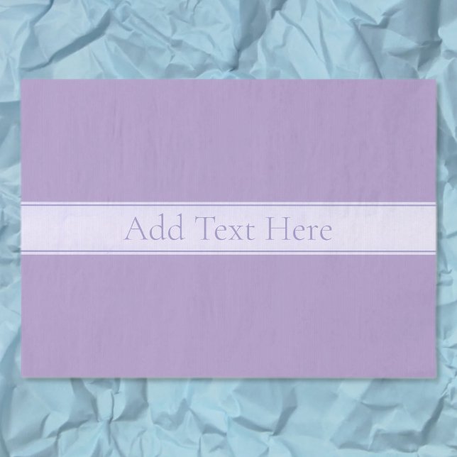 Customisable Elegant Light Lavender Purple Tissue Paper (Creator Uploaded)