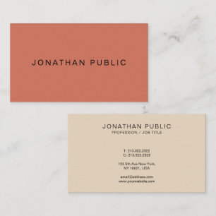 Customisable Elegant Modern Professional Template Business Card