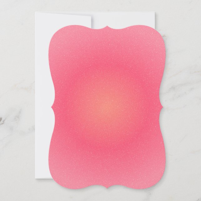 Customisable Elegant Pink Note Card (Front)