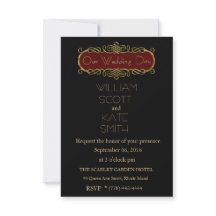 Customisable Elegant WEDDING INVITATION