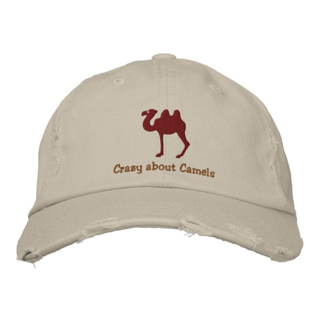 Customisable Embroidered Bactrian Camel Hat (Front)