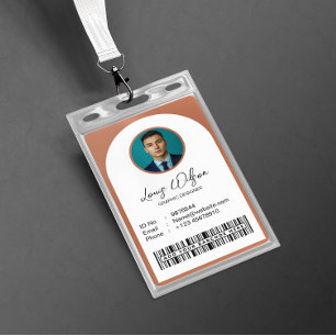 Customisable Employee ID  Badge