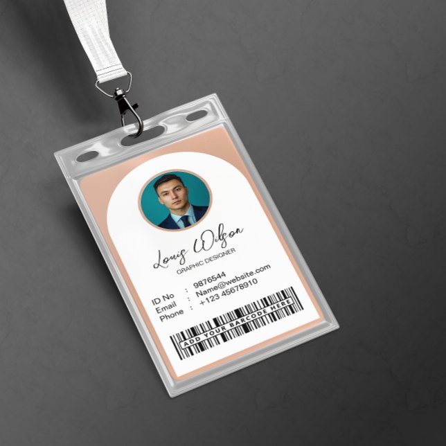 Customisable Employee ID  Badge (Creator Uploaded)