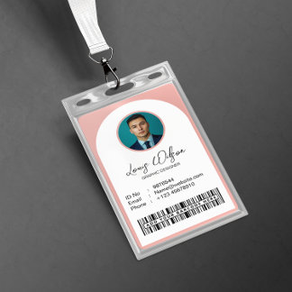 Customisable Employee ID ID Badge
