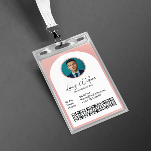 Customisable Employee ID  ID Badge (Creator Uploaded)