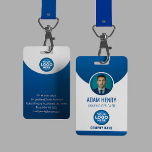 Customisable Employee Photo ID Badge