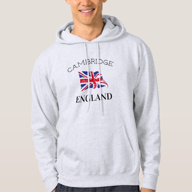 Customisable England UK (Cambridge default) Hoodie (Front)