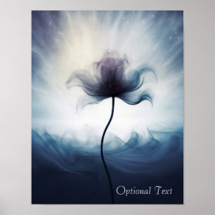 Customisable Ethereal Flower Poster
