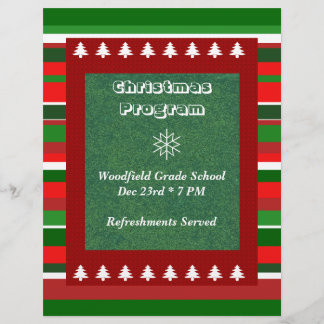 Customisable Event: Christmas Program Flyer