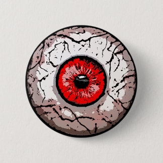 Customisable Eyeball -Button 6 Cm Round Badge