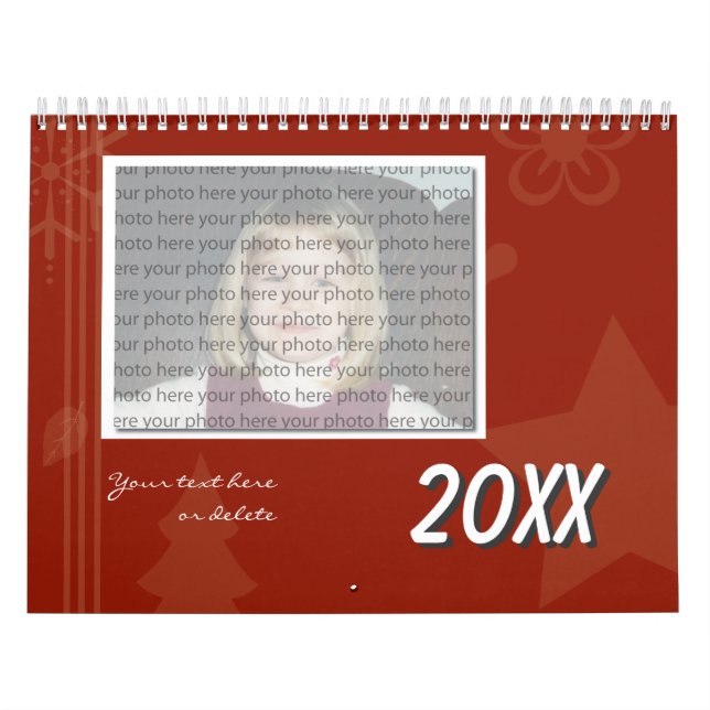 Customisable Family Calendar Template (Cover)