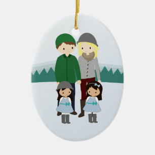 Customisable Family Christmas Ornament