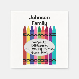 Customisable Family Reunion Napkins