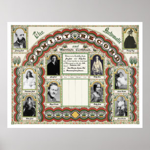 Customisable Family Tree & Marriage Chart